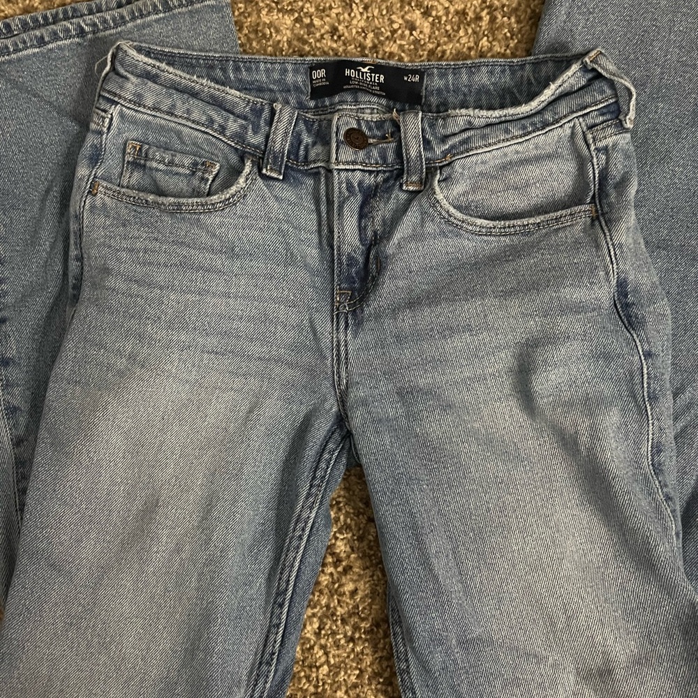 Hollister Low rise Flare Light Blue Jeans